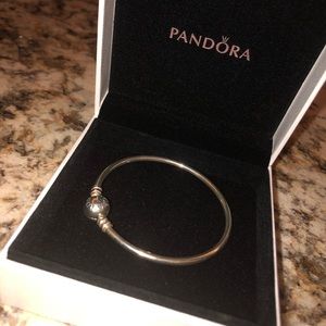 Pandora Sterling Silver Bangle Bracelet